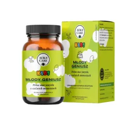 aura-care-mlody-geniusz-kids-soplowka-lion-s-mane-kakao-omega-3-60-kaps