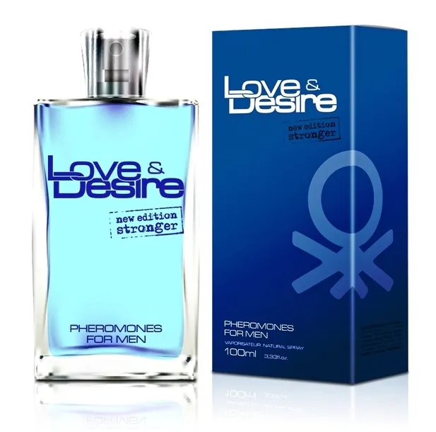 LOVE DESIRE MĘSKIE PERFUMY Z FEROMONAMI MOCNY ZAPACH UWODZENIE PRZYCIAGANIE