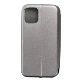 kabura-book-forcell-elegance-do-iphone-12-mini-stalowy