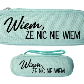 piornik-szkolny-mietowy-jednokomorowy-saszetka-tuba-wiem-ze-nic-nie-wiem