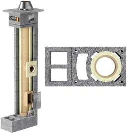 komin-systemowy-14m-fi-180-ceramiczny-system-izolowany-ocieplony-zestaw-3w