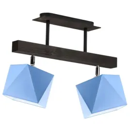 lampa-sufitowa-plafon-niebieska-drewniana-regulowana-led-e27-zyrandol
