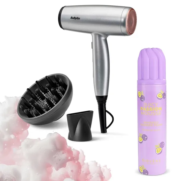 BaByliss D580DE Dyfuzor Zimny nawiew 2100W 2 prędkości 3 temperatury