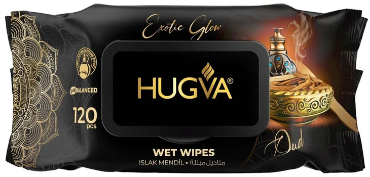 Hugva Perfumowane chusteczki 120szt - Exotic Glow