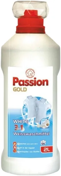 PASSION GOLD WHITE NIEMIECKI ŻEL DO PRANIA TKANIN BIAŁEGO 3W1