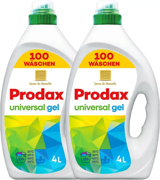 NIEMIECKI ŻEL DO PRANIA UNIVERSAL PRODAX PROFESJONALNA CHEMIA 2x4l WYDAJNY