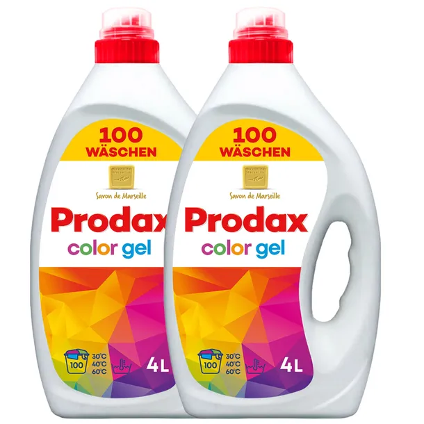 Zestaw 2x Gel Do Prania PRODAX Color 4l