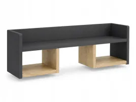 polka-wiszaca-scienna-sola-100cm-do-salonu-grafit-dab-sonoma