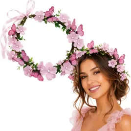 wianek-opaska-na-glowe-kwiaty-motyle-slubny-panienski-rozowy-boho