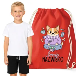 zestaw-koszulka-spodenki-stroj-na-wf-140-dla-chlopca-imie-piesek-worek