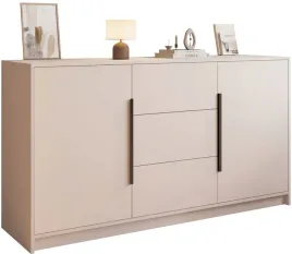 kaszmirowa-komoda-z-szufladami-i-czarnymi-uchwytami-150-cm-lesto