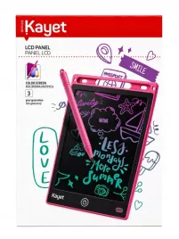 kayet-panel-lcd-kolorowa-matryca-rysik-rozowy-tablica-tablet-graficzny