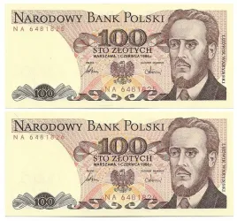 100-zl-l-warynski-1986r-seria-na-stan-unc