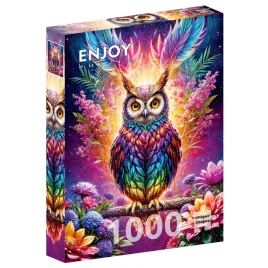 puzzle-1000-kolorowa-sowa