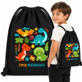 workoplecak-bawelna-do-przedszkola-szkoly-na-buty-stroj-na-wf-imie-dinozaur