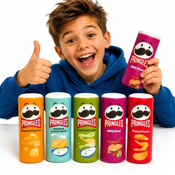 Gniotek Pianka Pringles 15 cm Squishy Pachnący Antystresowy Sensoryczny