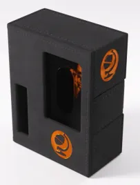 pudelko-na-karty-gamegenic-deck-tome-seeker-black-orange