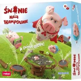 swinie-na-trampolinie