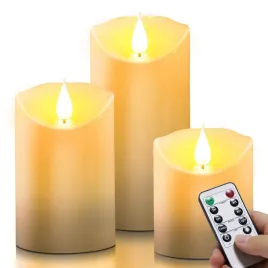 swiece-led-bezplomieniowe-3-szt-z-pilotem-timerem-migoczace-woskowe