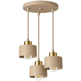 lampa-wiszaca-sufitowa-ecru-bez-kaszmir-zyrandol-zlota-3x-e27-led