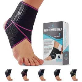 stabilizator-kostki-kinetic-evolution-regulowana-opaska-na-kostke-rozowa