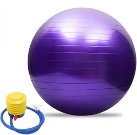pilka-do-jogi-gimnastyczna-tomshoo-55cm-anti-burst-fioletowa-pompka