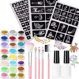 duzy-zestaw-do-robienia-tatuazy-szablony-tatuaze-brokat-zmywalne-prezent