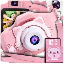 aparat-cyfrowy-dla-dzieci-dziecka-fotograficzny-rozowy-kotek-karta-4gb