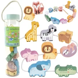 zestaw-drewniane-klocki-przeplatanka-do-nawlekania-figurki-zwierzeta-zoo