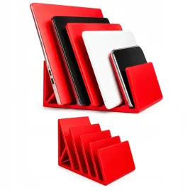 organizer-na-laptop-tablet-ksiazki-do-biura-biurka-minimalistyczny-czerwony