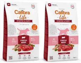 calibra-life-fresh-beef-starter-and-puppy-2x750g