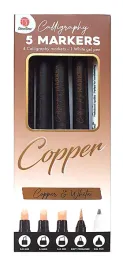 kaligrafia-markery-5-sztuk-miedz-2-0-3-5-5-0-fineliner-bialy-gel-pen-copper