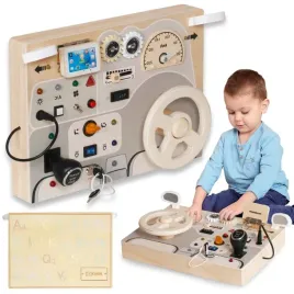 drewniana-tablica-do-zabawy-montessori-dla-malych-dzieci-kokpit-auta