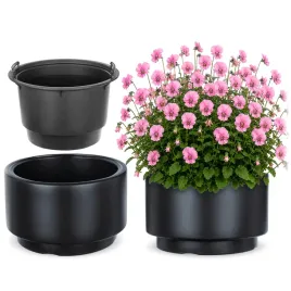 doniczka-na-kwiaty-z-wkladem-12l-29x19cm-donica-okragla-antracyt-plastikowa