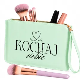 kosmetyczka-damska-soft-mint-prezent-kochaj-siebie-na-kosmetyki-organizer