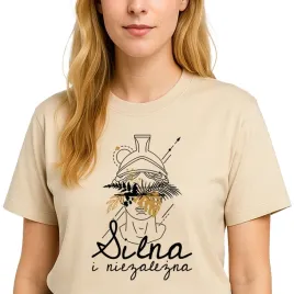 koszulka-t-shirt-migdalowy-damski-modny-styl-silna-i-niezalezna-modern-m