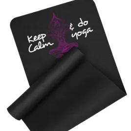 mata-do-cwiczen-czarna-fitness-joga-keep-calm-and-do-yoga-karimata-trening