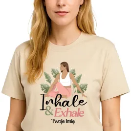 koszulka-t-shirt-migdal-prezent-milosniczki-yogi-inhale-and-exhale-imie-m