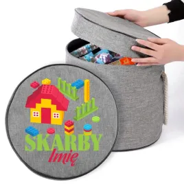 kosz-na-zabawki-szary-z-mata-personalizowany-organizer-premium-skarby