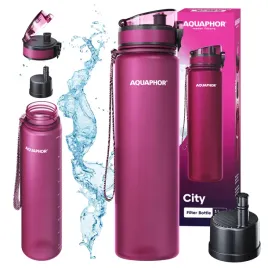 butelka-filtrujaca-wode-aquaphor-city-1l-bordowa-bidon-wklad-filtrujacy