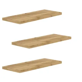 zestaw-2x-polka-40-cm-scienna-dab-z-czarnym-wykonczeniem-do-pokoju-salonu
