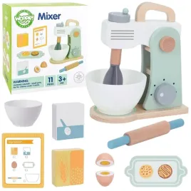 mikser-drewniany-robot-kuchenny-pastelowy-zestaw-do-kuchni-akcesoria