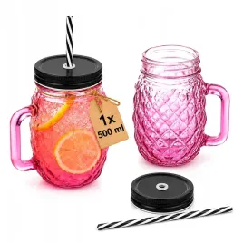 szklany-kubek-ananas-500-ml-z-pokrywka-rurka-do-napojow-lemoniady-drinkow