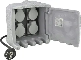 unitec-eim17-009-gniazdo-ogrodowe-kamien-4-gniazda-230-v-ip44