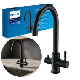 bateria-kuchenna-philips-ash3512-czarny-trojdrozny-kran-do-filtrow-wody