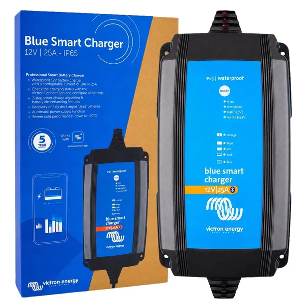 ŁADOWARKA PROSTOWNIK SAMOCHODOWY Victron BLUE SMART IP65 12V 25A BT HQ26