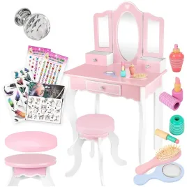 kinderplay-duza-drewniana-toaletka-dla-dziewczynki-dzieci-1055cm