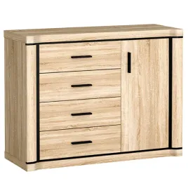 nowoczesna-komoda-dallas-d-3-dab-sonoma-117-cm-z-szufladami-czarne-uchwyty