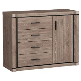 nowoczesna-komoda-dallas-d-3-dab-truflowy-117-cm-czarne-uchwyty