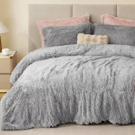 sacebeleu-posciel-zimowa-200x220cm-szara-jasnoszara-pluszowa-dlugowlosa-puszysta-flanelowa-biber-poszewka-na-koldre-ciepla-poszewka-na-koldre-i-2
